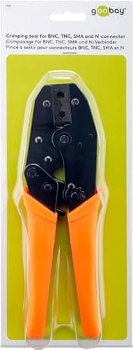 Detalle 2 de Goobay Fixpoint 11366 crimpatrice per connettori BNC, TNC, SMA e N (rosso/nero)