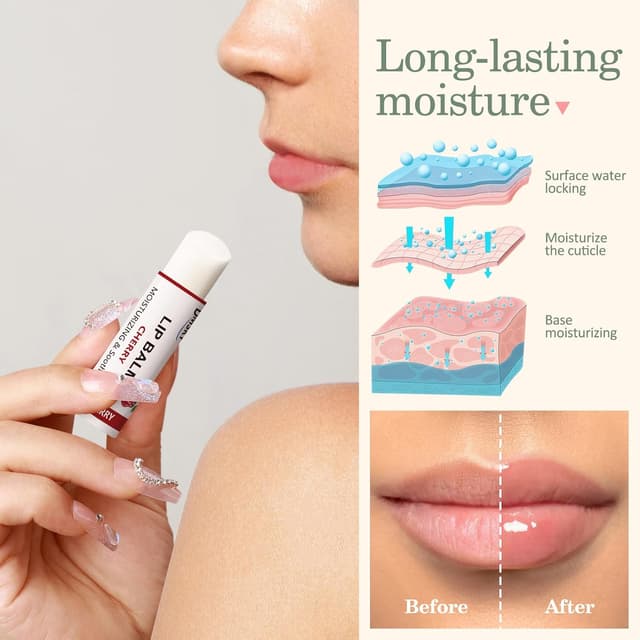 Thumbnail 6 de 40 Pack Fruit Lip Balm Variety (10 Flavors) with Coconut Oil, Beeswax & Olive Oil