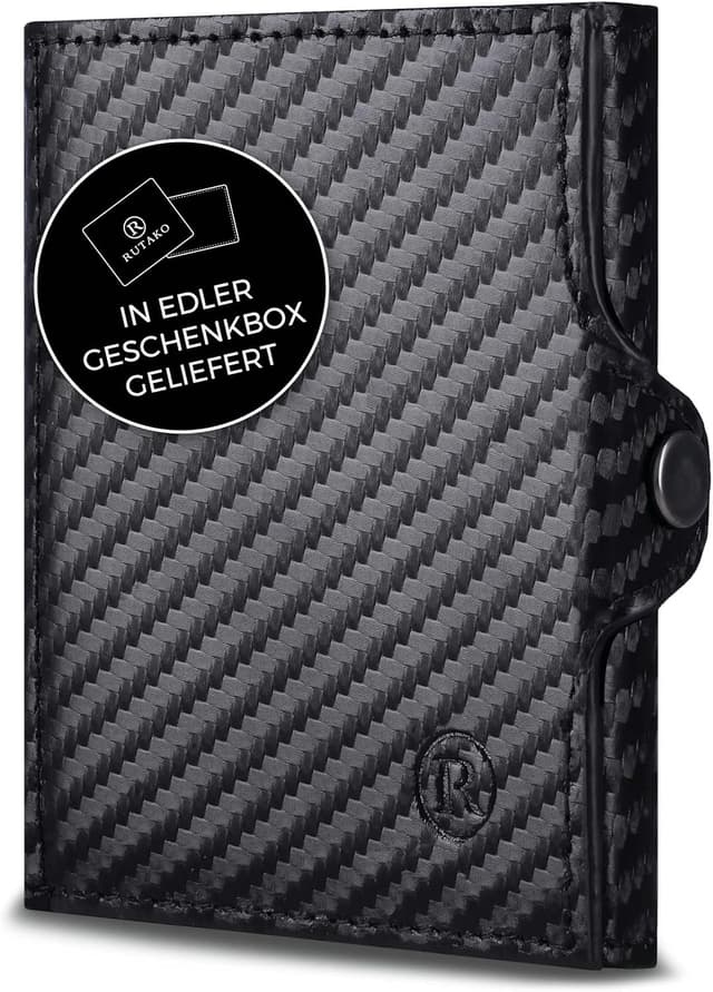 Detalle de RUTAKO Slim Wallet mit RFID, 9,5 cm