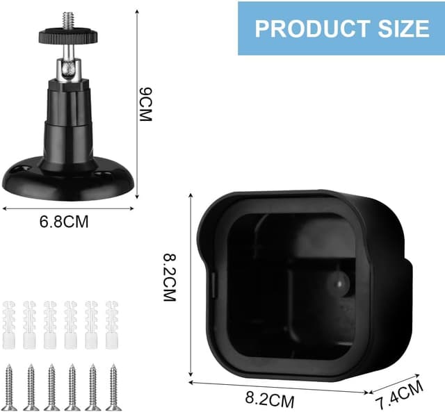 Detalle 2 de OFFCUP Blink Outdoor Supporto per Fotocamera da esterni regolabile da parete (2 pezzi) con custodia protettiva