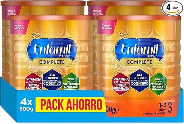 Imagen de Enfamil Premium Complete 3 Leche Infantil 4x800g 🍼 en OfertitasTOP
