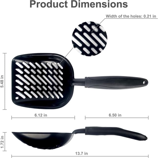 Thumbnail 3 de VehiGo Metal Cat Litter Scoop 4.4 cm 🐾