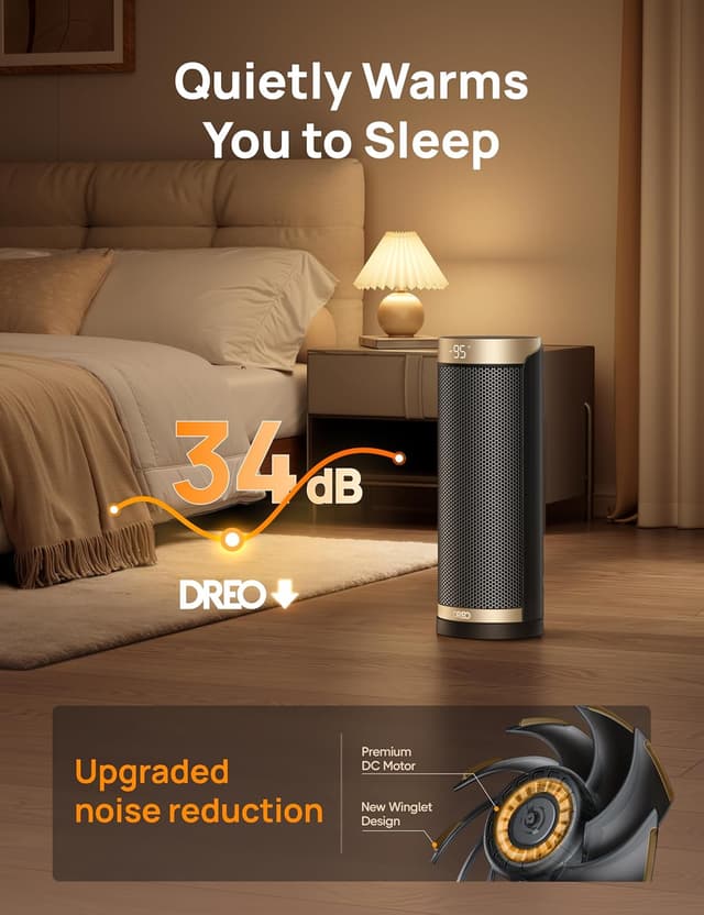 Thumbnail 6 de DREO Space Heater 1500W Portable Heater