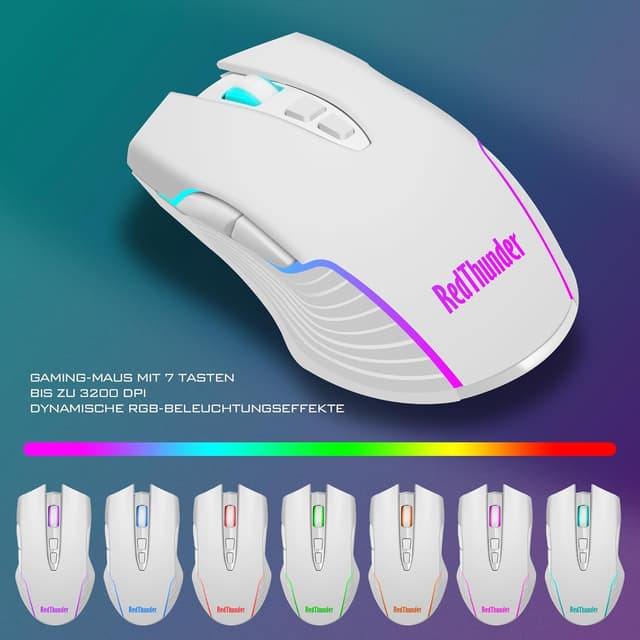 Thumbnail 5 de RedThunder K10 kabelloses Gaming Set 3200 DPI