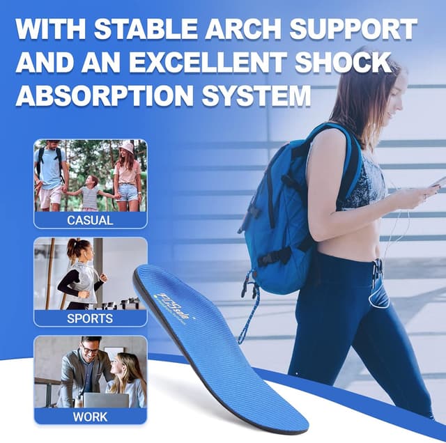 Thumbnail 6 de PCSsole Orthopädische Einlagen Gen 2 – bei Fersensporn und Plattfüßen mit Bogenstütze für dynamische Druckverteilung