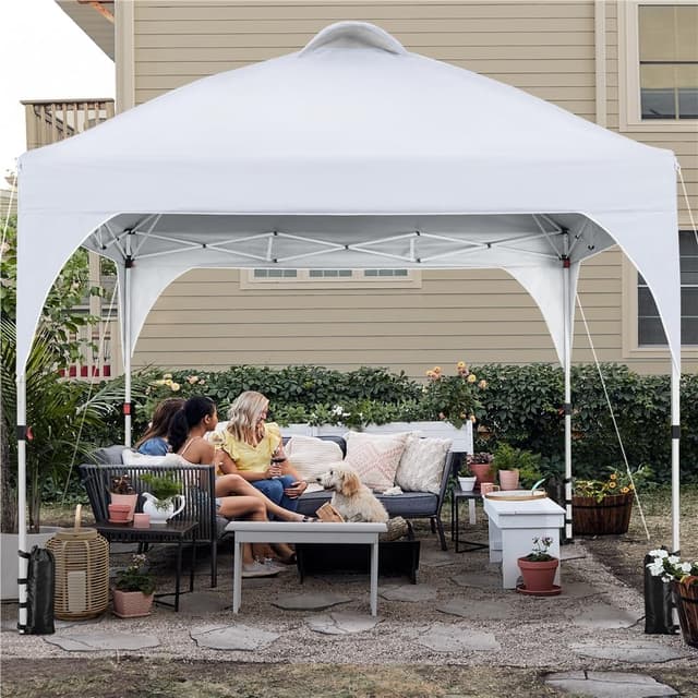 Detalle 2 de Yaheetech Carpa plegable 3x3m Blanco