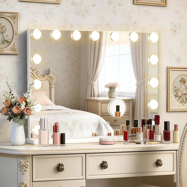Detalle de Ratsamee Hollywood Vanity Mirror 23" with 15 bulbs