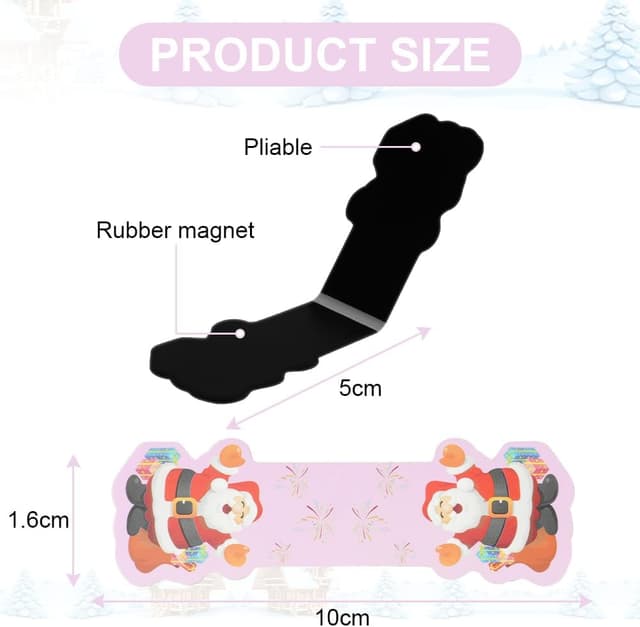 Detalle 2 de Vicloon Segnalibri Magnetici 30 pezzi