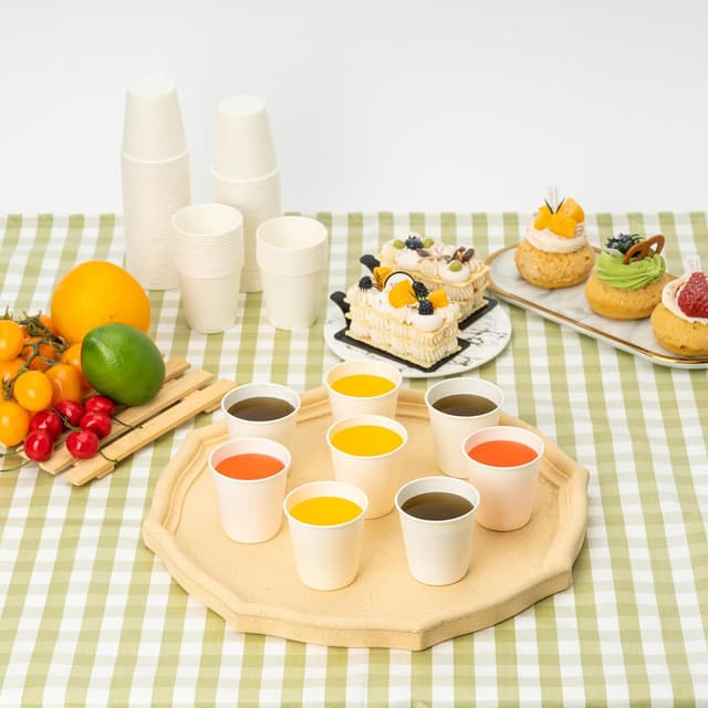 Thumbnail 6 de RACETOP 3 oz Bathroom Paper Cups (100-Pack) for Mouthwash, Espresso, and Disposable Serving