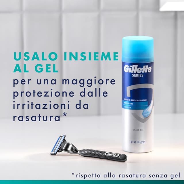 Thumbnail 4 de Gillette Mach3 Regolabarba 12 lamette