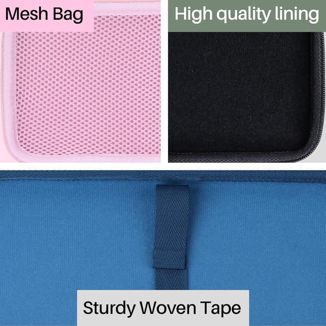 Detalle de Lebakort Hart Reise-Schutz-Hülle für Logitech Pebble Keys 2 / K380 (Rosa)