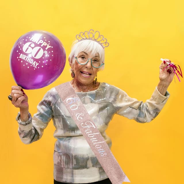 Thumbnail 5 de Dimetey 60th Birthday Sash Tiara