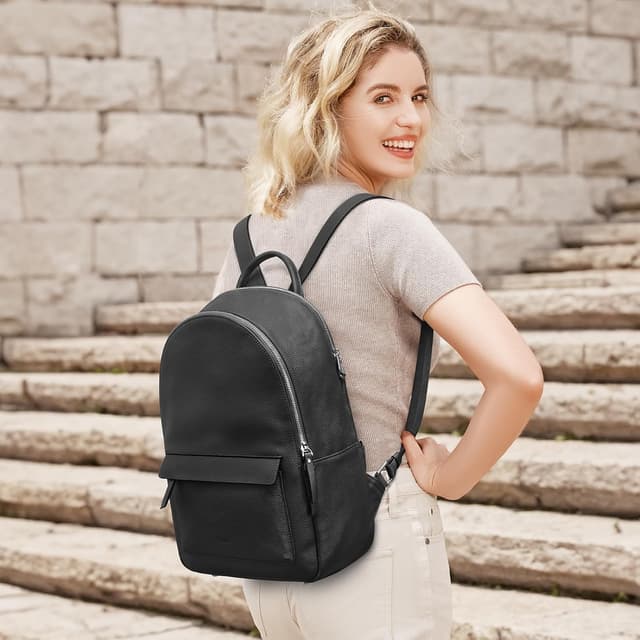 Thumbnail 6 de S-ZONE genuine leather backpack purse