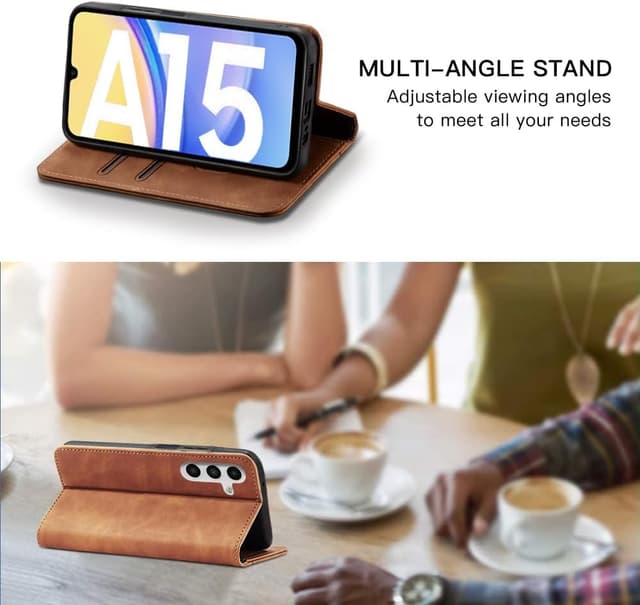 Detalle 2 de Leaisan Handyhülle für Galaxy A15 5G im Flip-Design