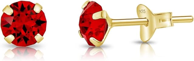 Thumbnail 6 de 925 Sterling Silber Ohrstecker 5 mm von DTPsilver