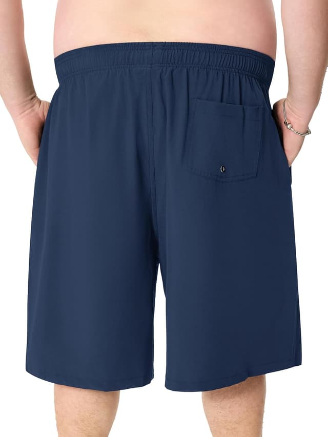 Detalle de Arcweg Herren-Badehose in großen Größen (2XL–6XL) mit schnell trocknendem Material und Kompressions-Netzfutter