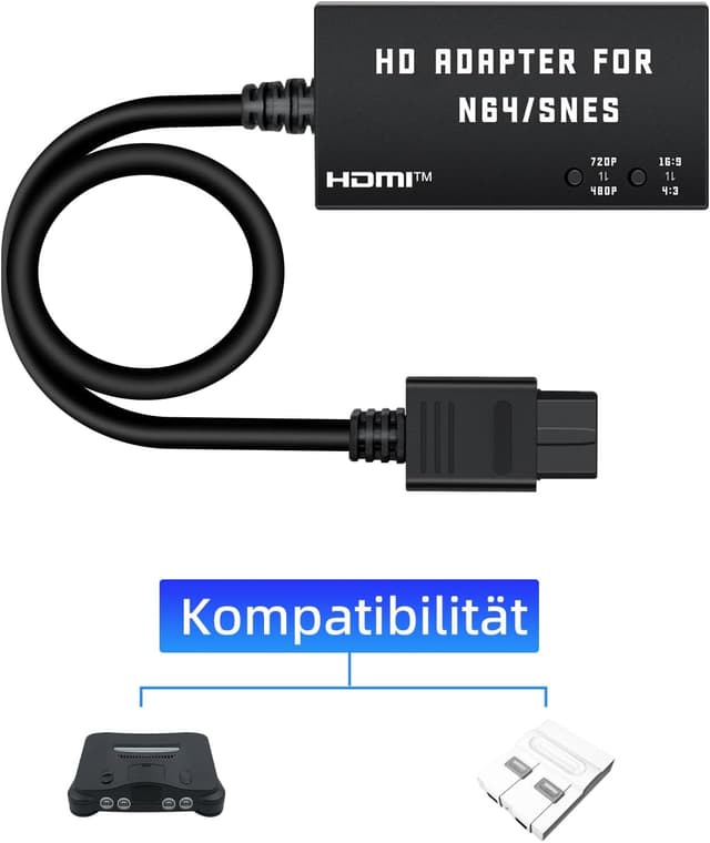 Detalle de Mcbazel N64/SNES Konverter 480p