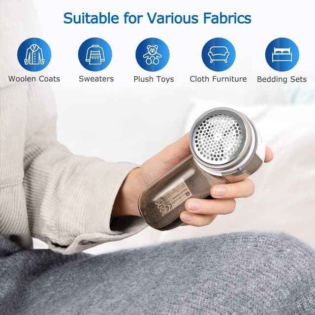 Thumbnail 4 de BEAUTURAL Portable Fabric Shaver and Lint Remover