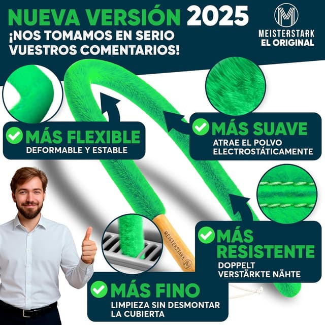 Thumbnail 2 de EL Original Cepillo Limpia Radiadores 115 cm