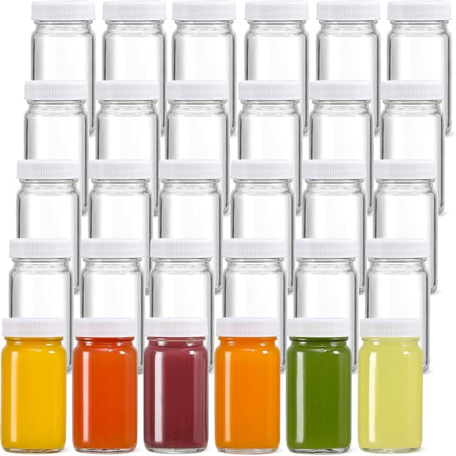 Thumbnail 6 de LANDNEOO 30 Pack 2 oz Glass Shot Bottles