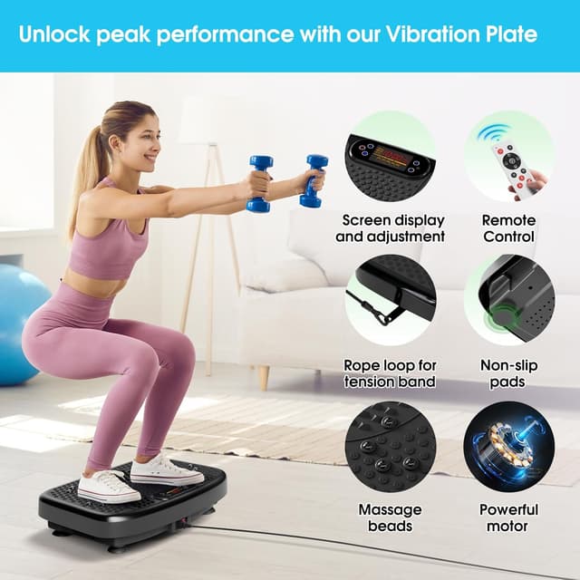Thumbnail 2 de SoftGym Vibration Plate 204 kg Capacity
