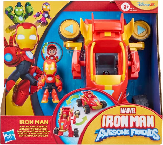 Thumbnail 1 de Marvel Press Iron Man Armatura e Veicolo 2 in 1