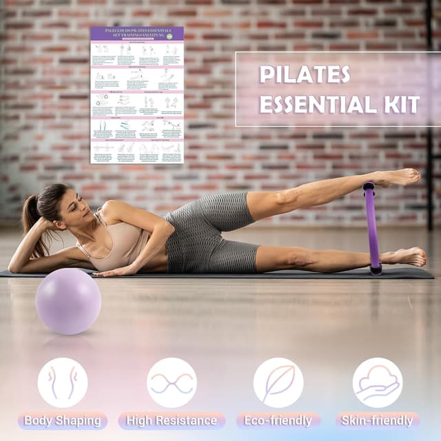Detalle 1 de PALECLOUDS Pilates Starter Kit 12 inch ring