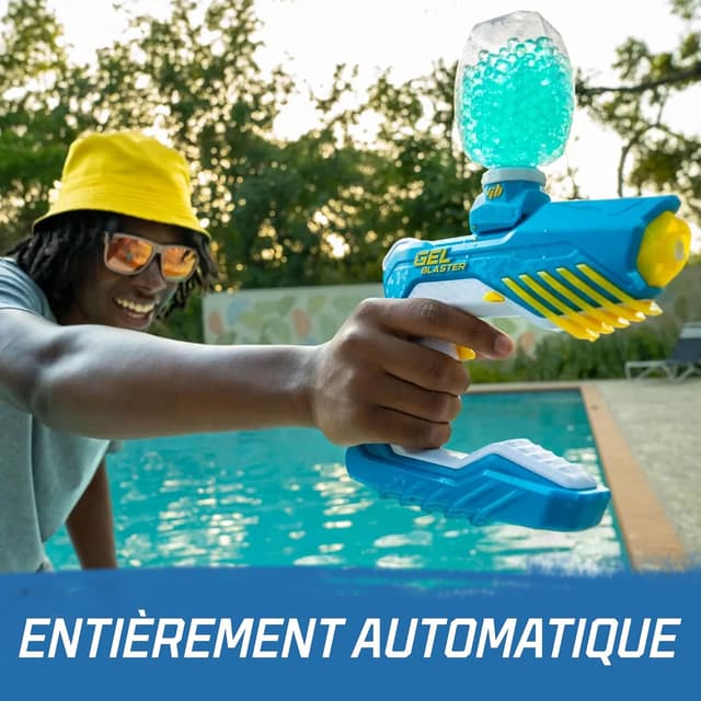 Detalle 2 de Gel Blaster Piranha — pistolet à billes d’eau résistant aux éclaboussures (jouet pour 14 ans et plus)