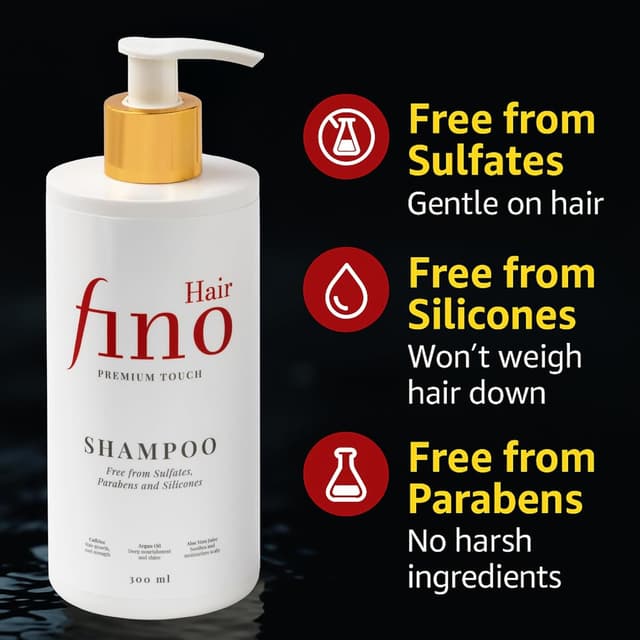 Detalle de fino Hair biotina e cheratina, set shampoo e balsamo rinforzante