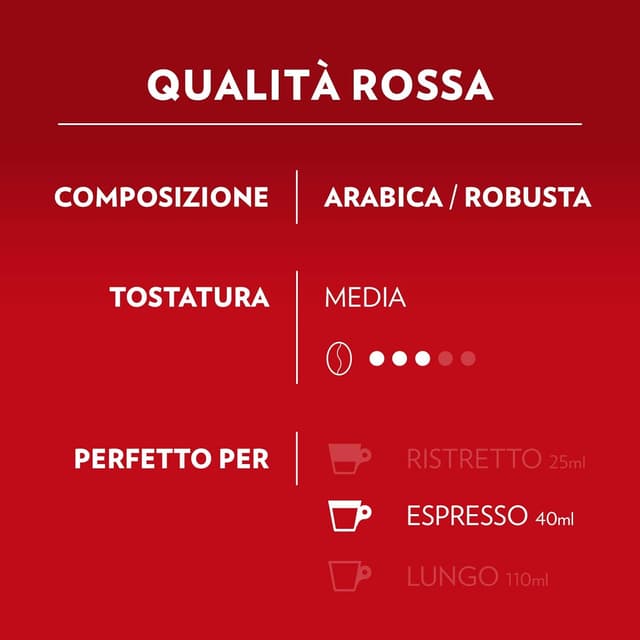 Thumbnail 3 de Lavazza A Modo Mio Qualità Rossa 180 capsule