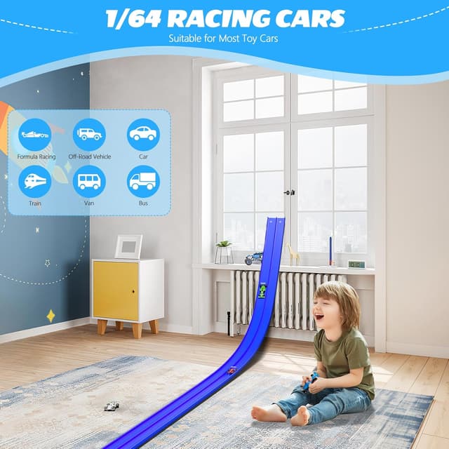 Thumbnail 6 de 5M Flexible Race Track with 4 Cars