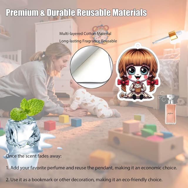 Detalle 1 de Horror car air fresheners 8 pack