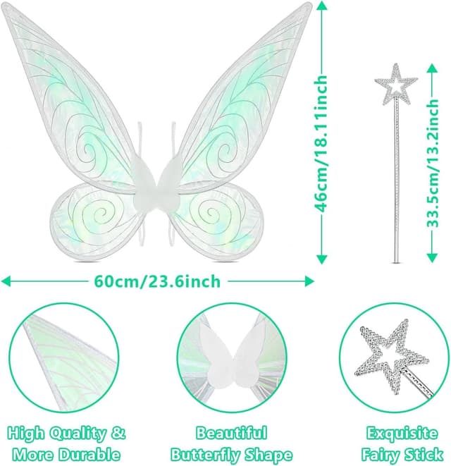 Thumbnail 1 de Orifinter Feenflügel 60×48 cm 🎭