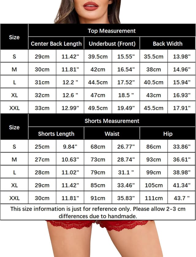 Thumbnail 6 de Pigiama donna Vlazom in modal ed elastan, top a bretelle e short con pizzo