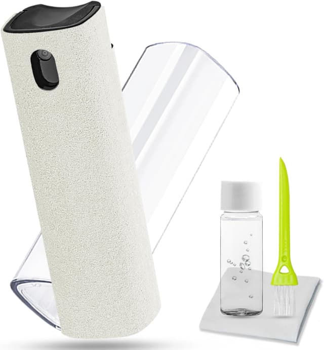 Detalle de walrfid Car Screen Cleaner Spray + Touchscreen Cleaning Brush Kit (10 ml solution, microfiber cloths)