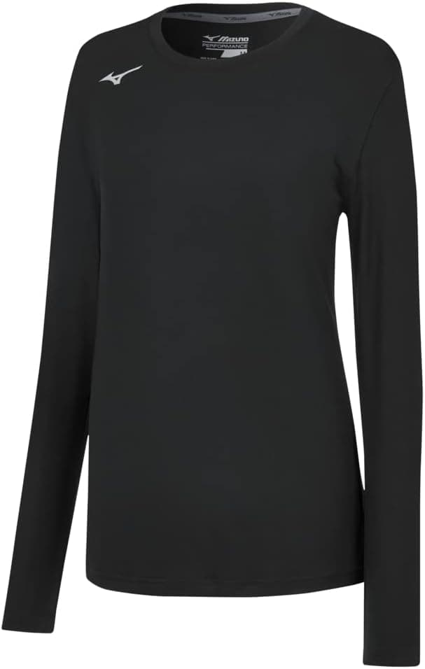 Detalle de Mizuno Girls' Long Sleeve Attack Tee for Practice & Training