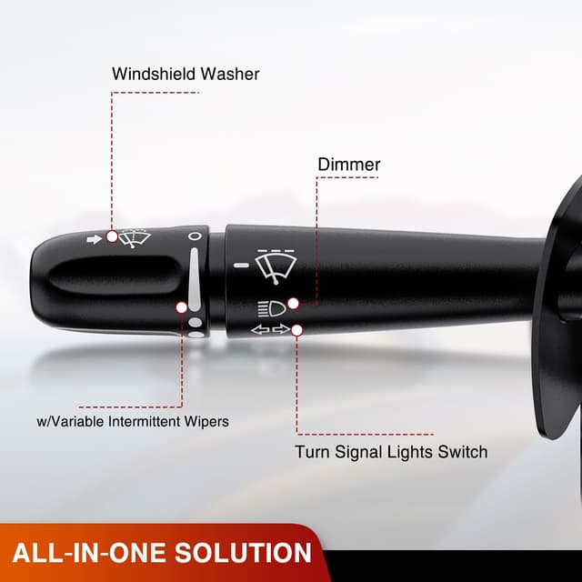 Detalle 2 de Nilight Turn Signal Switch for 2002–2009 Dodge Ram and Select Chrysler/Dodge Models
