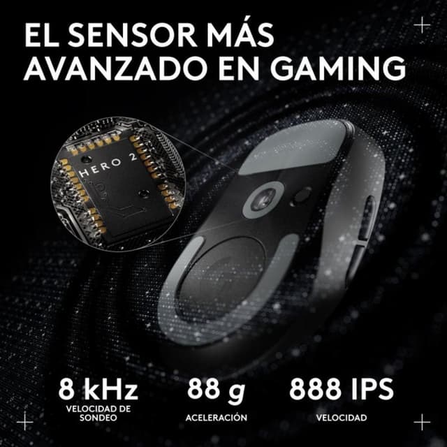 Detalle de Logitech PRO X Superlight 2c 44000 DPI