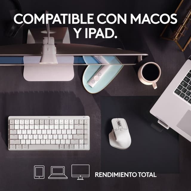 Thumbnail 3 de Logitech MX Master 3S para Mac, ratón blanco