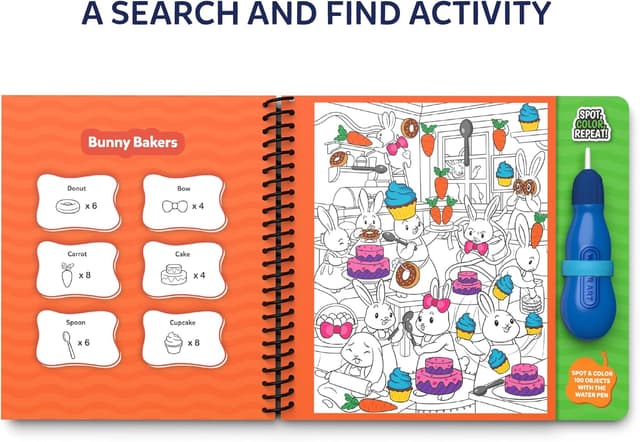 Thumbnail 6 de Skillmatics Water Spotter Reusable Book