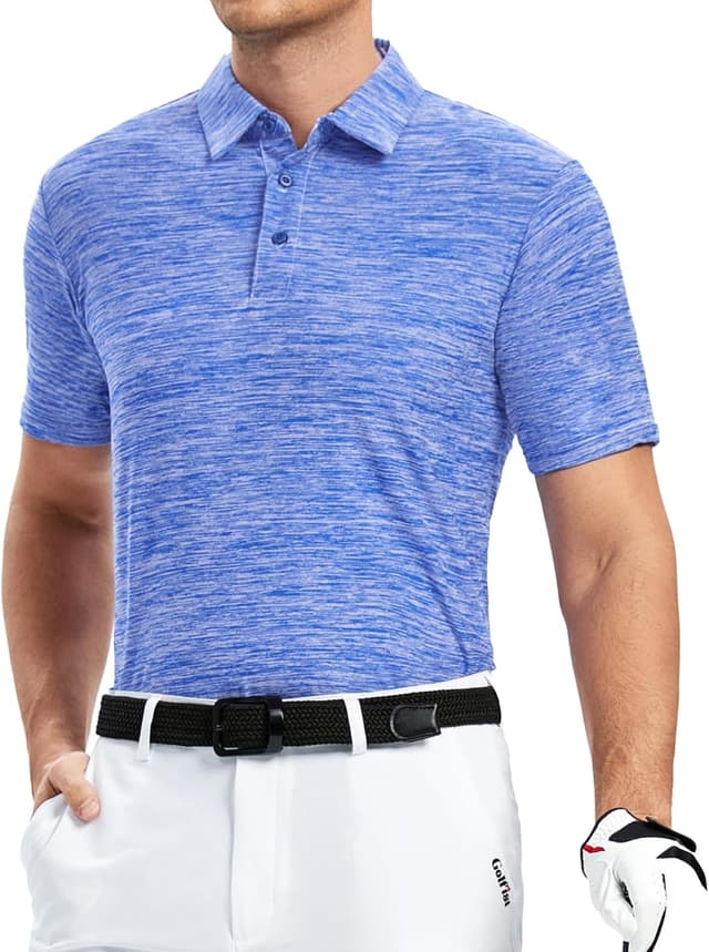 Detalle 2 de Alex Vando Mens Golf Shirt UPF40+