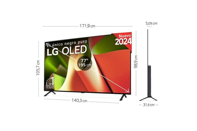 Detalle 1 de LG OLED B4 OLED77B42LA 77" 4K Smart TV