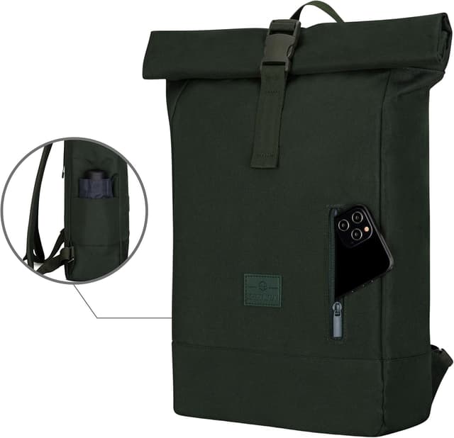 Detalle 2 de Johnny Urban Robin Large Zaino da donna e uomo 18–22 litri con tasca PC in PET riciclato