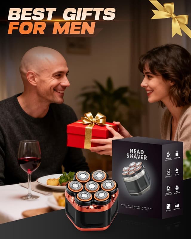 Thumbnail 6 de Zenmos Mens Head Shaver Bald 7D