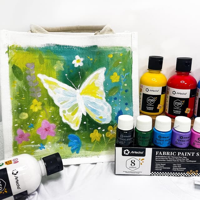 Detalle 1 de Stofffarbe Artecho 8 Farben 20 ml