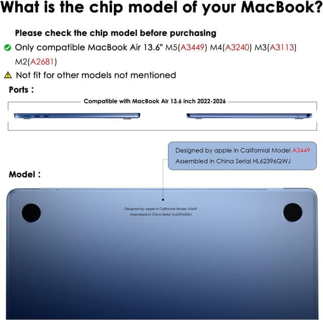 Detalle 2 de eleger Hülle MacBook Air 13 Zoll