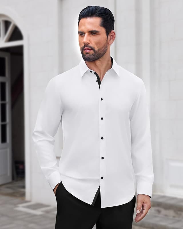 Thumbnail 2 de J.VER Hemd Herren Langarm Stretch Regular Fit