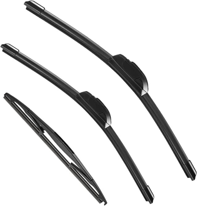 Detalle de 3-Pack Windshield Wiper Blades for Mitsubishi Outlander (2014-2020) – Front/Rear Replacement Set (26" 18" 12")