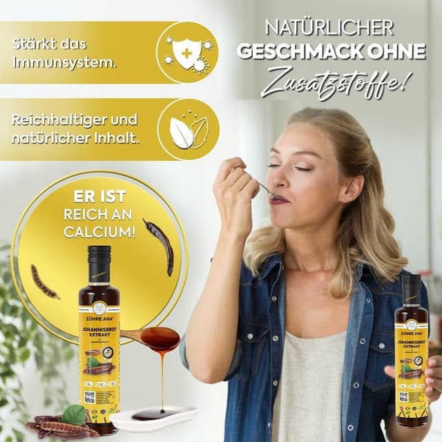 Thumbnail 4 de Zühre Ana Johannisbrot Extrakt 250 ml 🍯