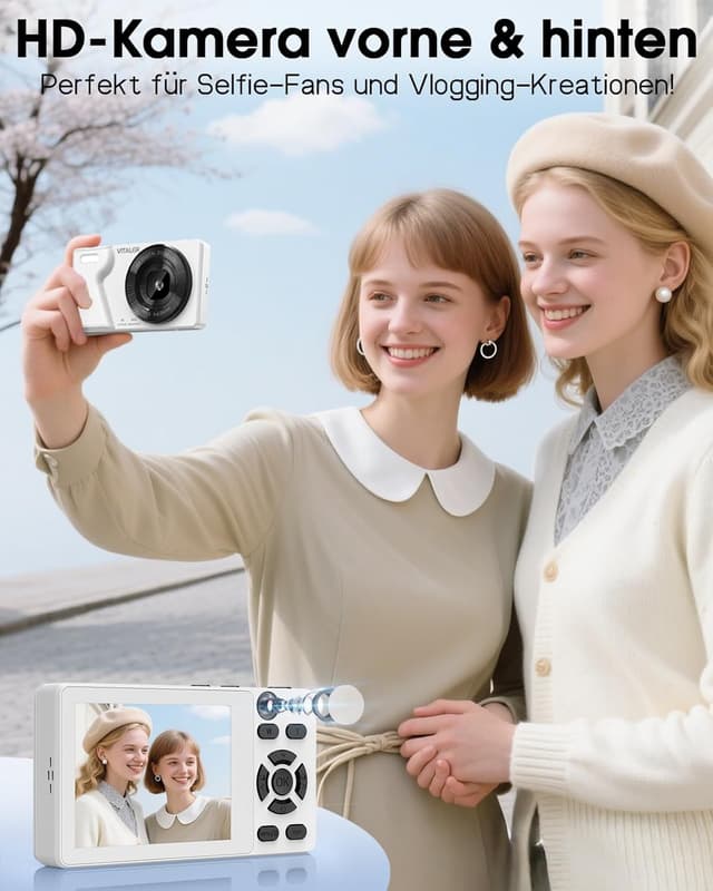 Detalle de Vitaler Digitalkamera 64MP für Einsteiger